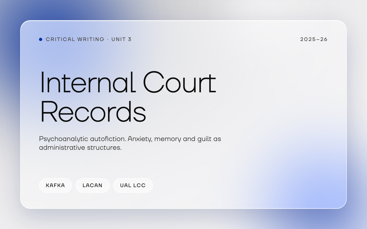Internal Court Records